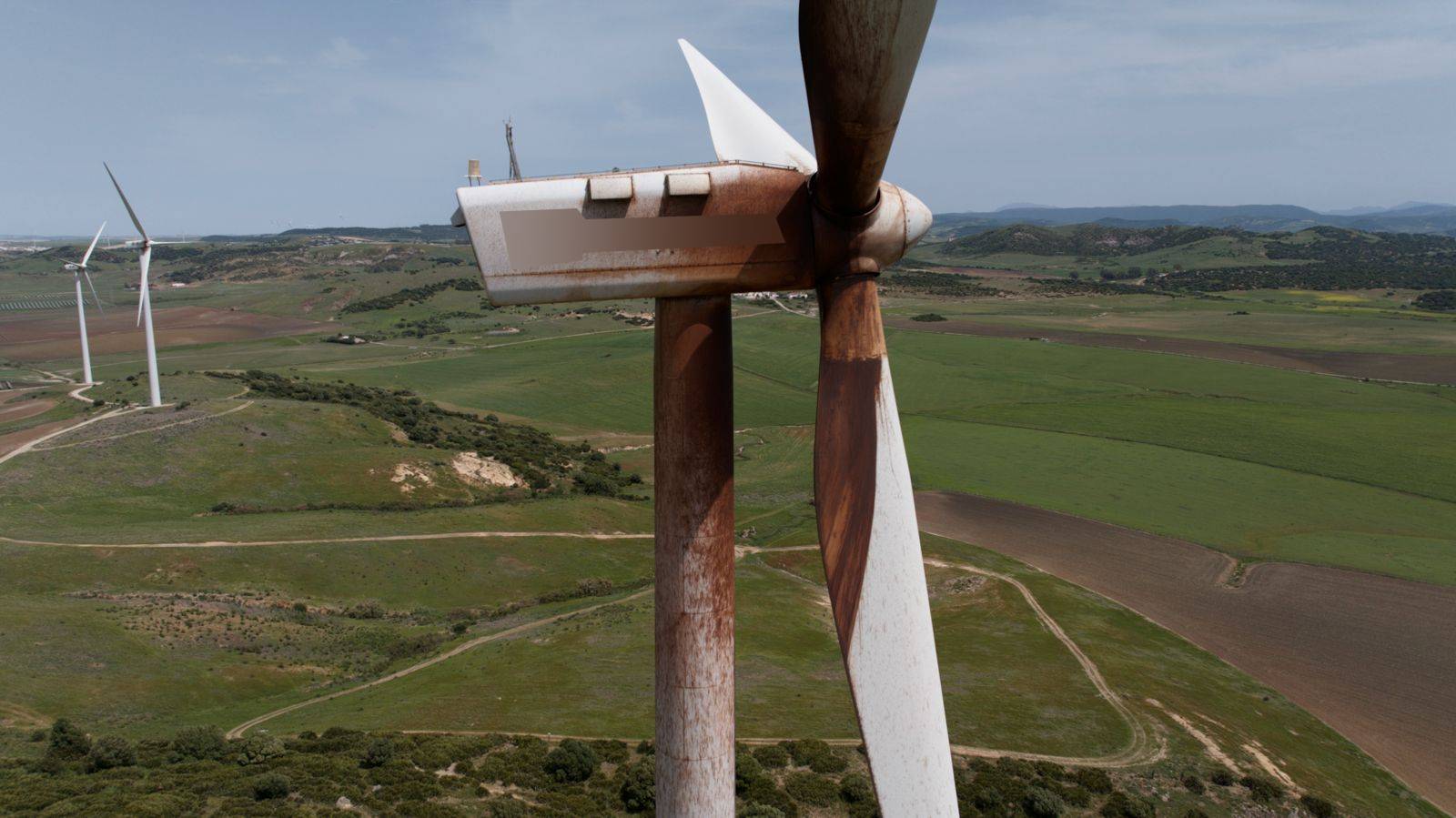 Nacelle antes de limpieza